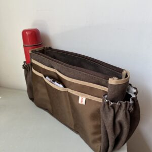 ORGANIZADOR PARA BOLSO- MARRÓN